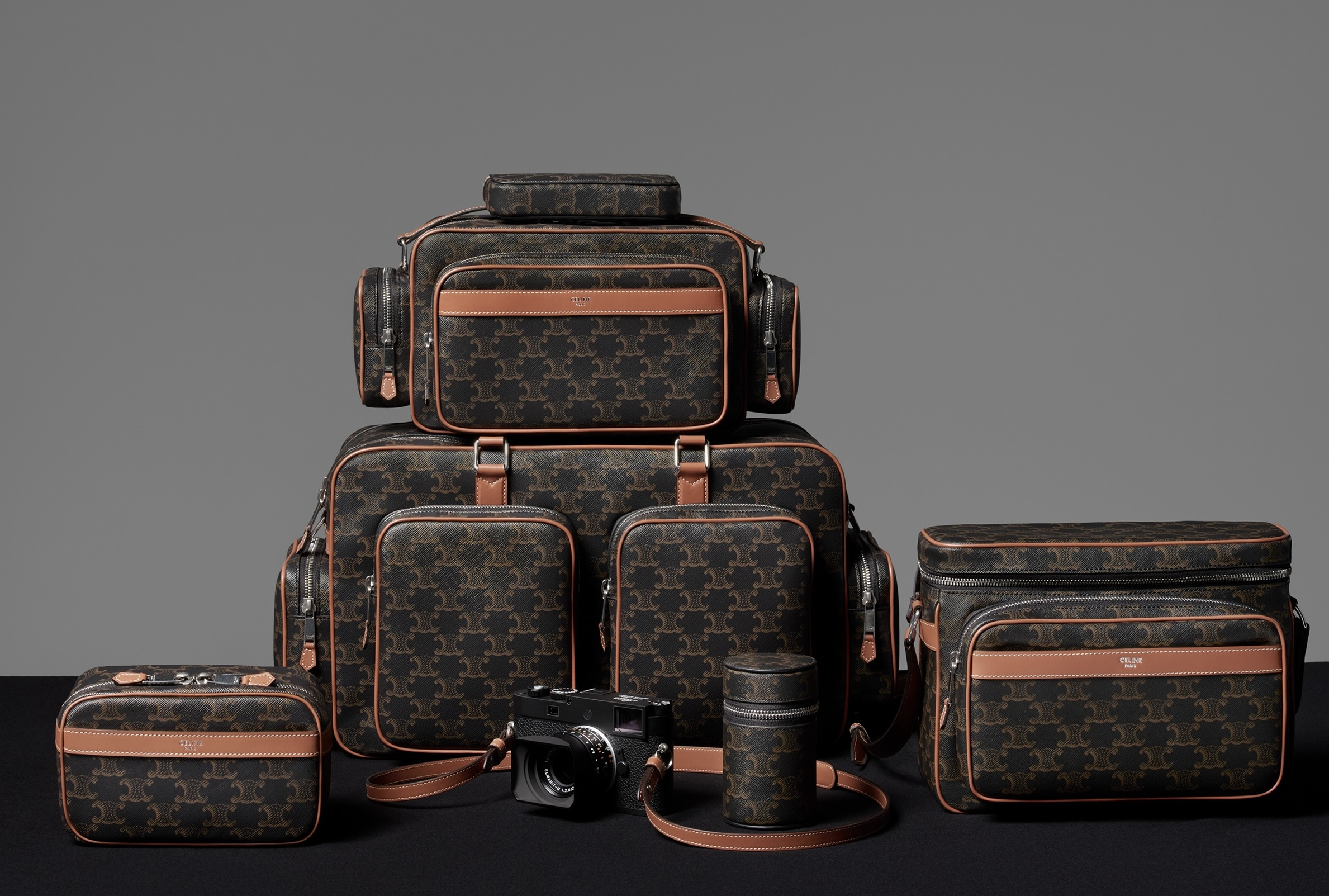 Celine unveils luxe Triomphe Canvas collection for photography and music enthusiasts