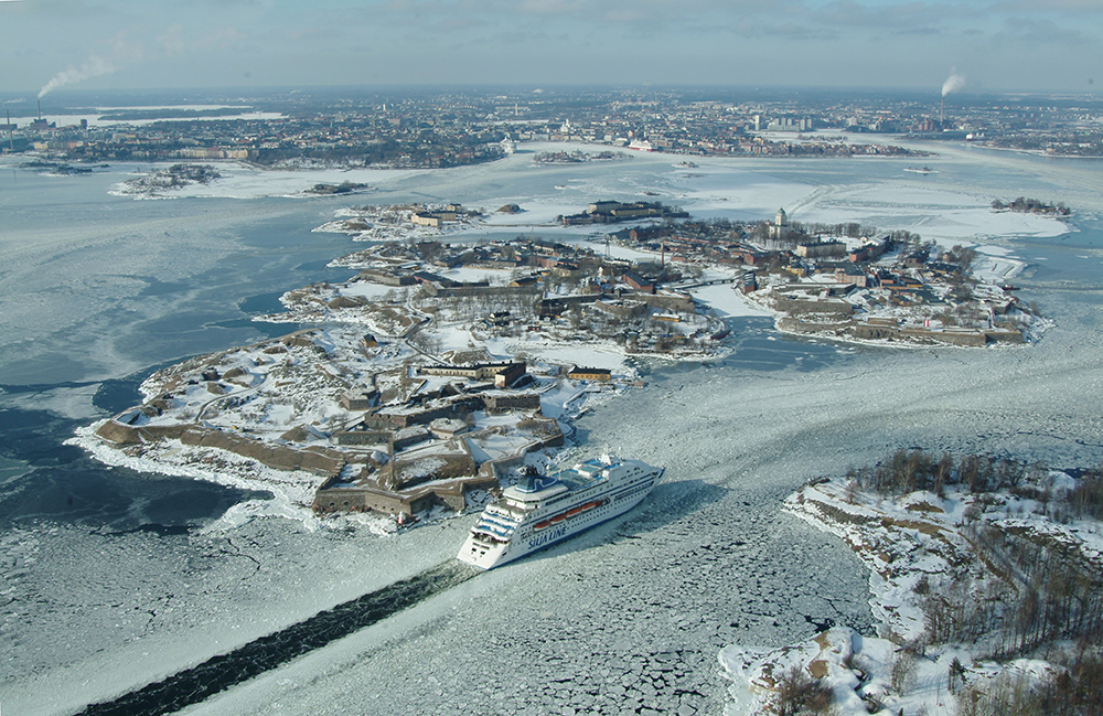 Suomenlinna in the winter