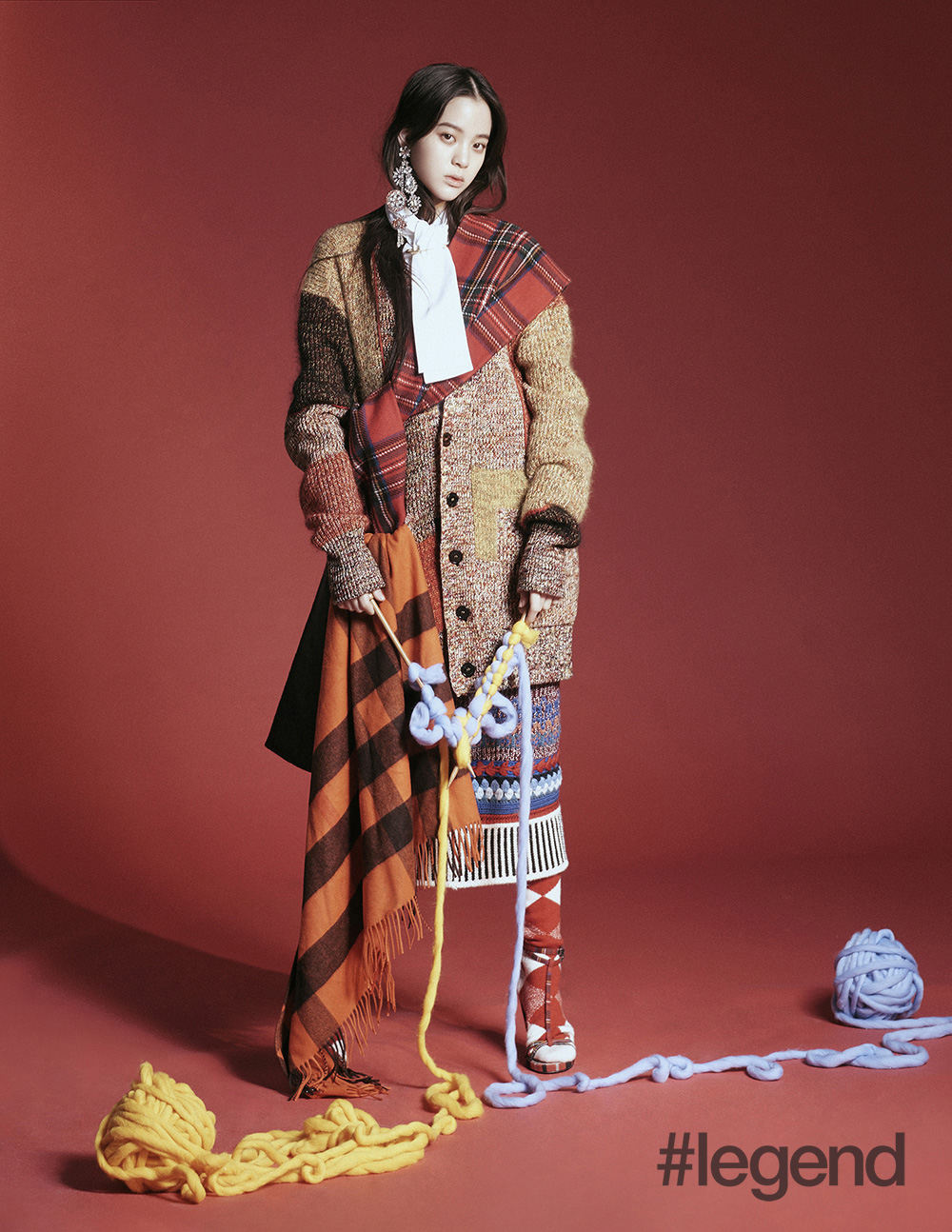 Nana Ou-yang shows us how to layer in Burberry