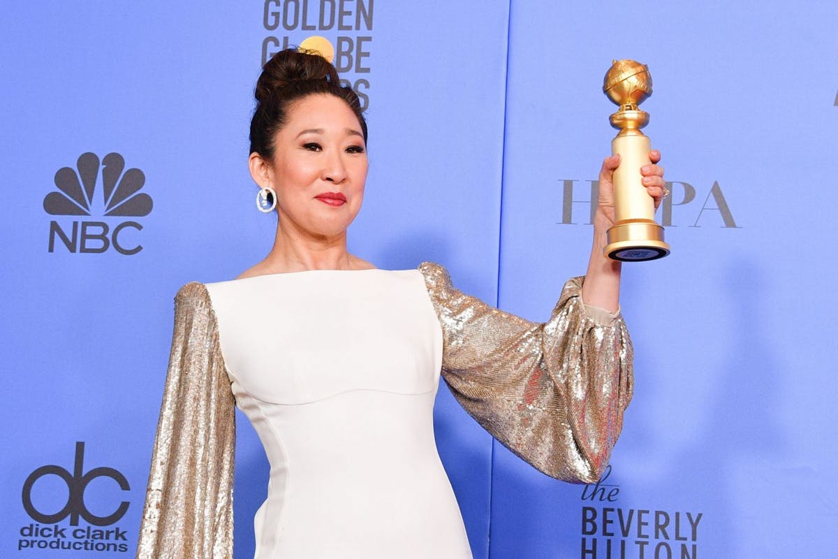 Sandra Oh at the 76th Golden Globes in Los Angeles (photo: Getty Images)