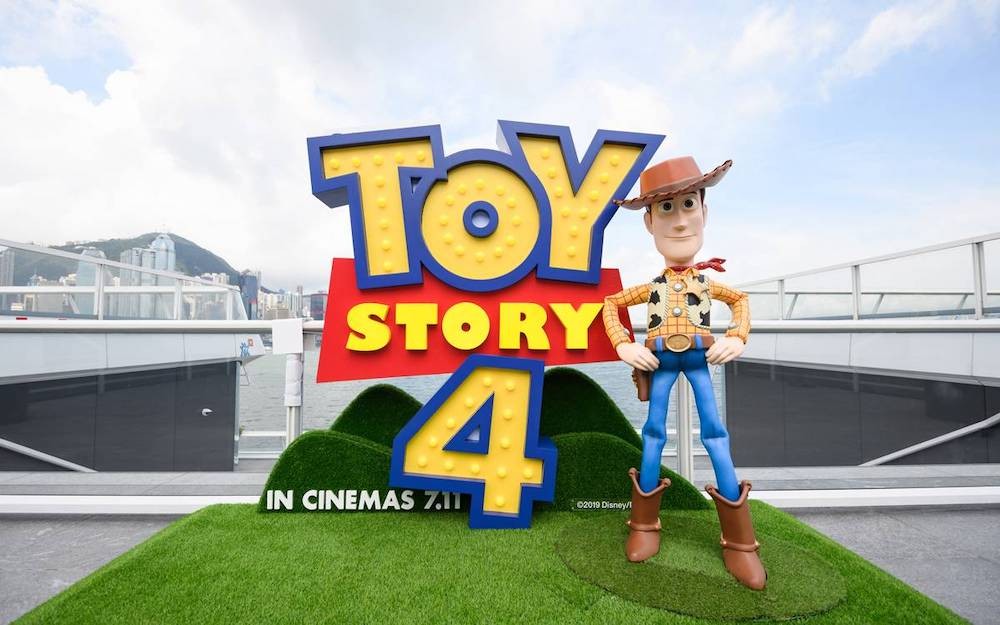 Toy Story 4 hits Hong Kong's shores; photo: Harbour City