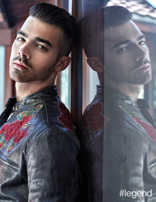 Joe Jonas wears jacket by Dolce & Gabbana