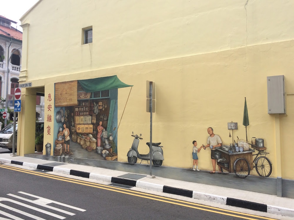 The area around Everton Road, Arab Street and Sultan Gate has some great must-see wall art